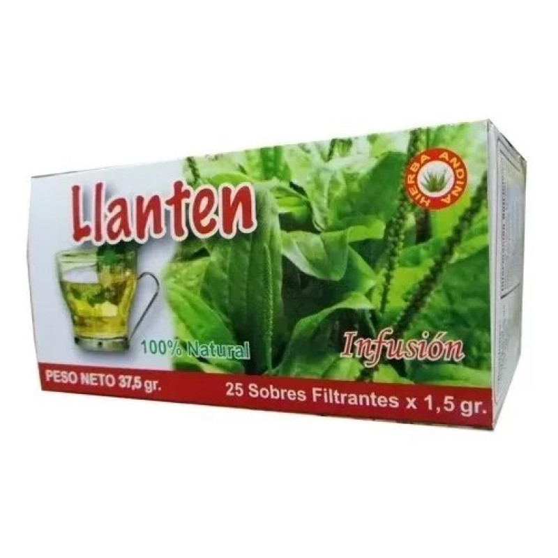 Té Llantén 25 Bolsitas